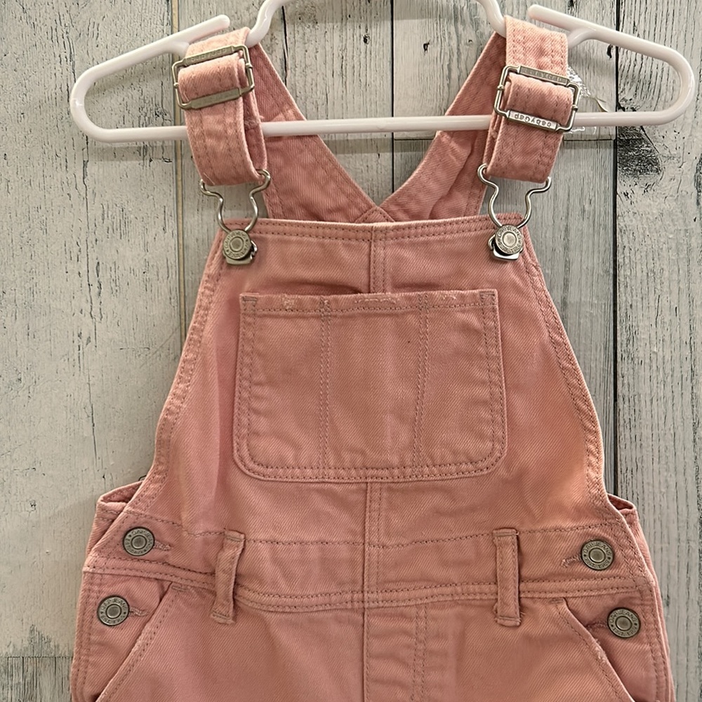 GAP Pink Kids Overalls - Picture 2 of 7
